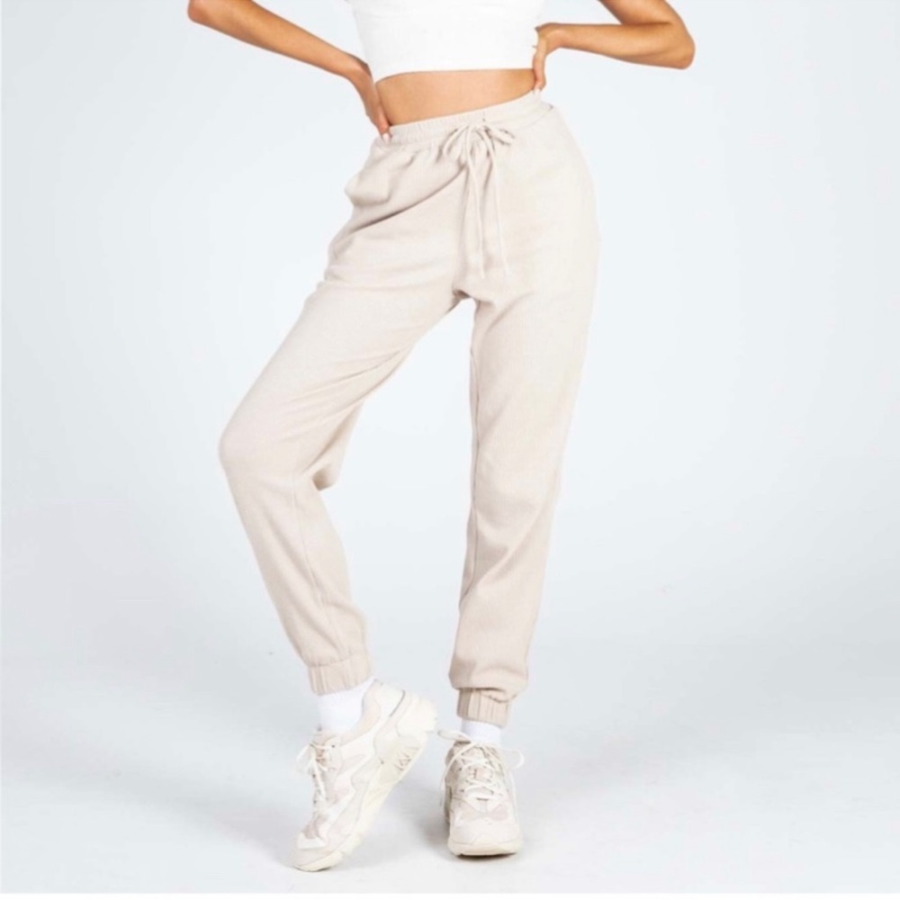 Princess Polly Olivia waffle Track Pants Jogger size 2